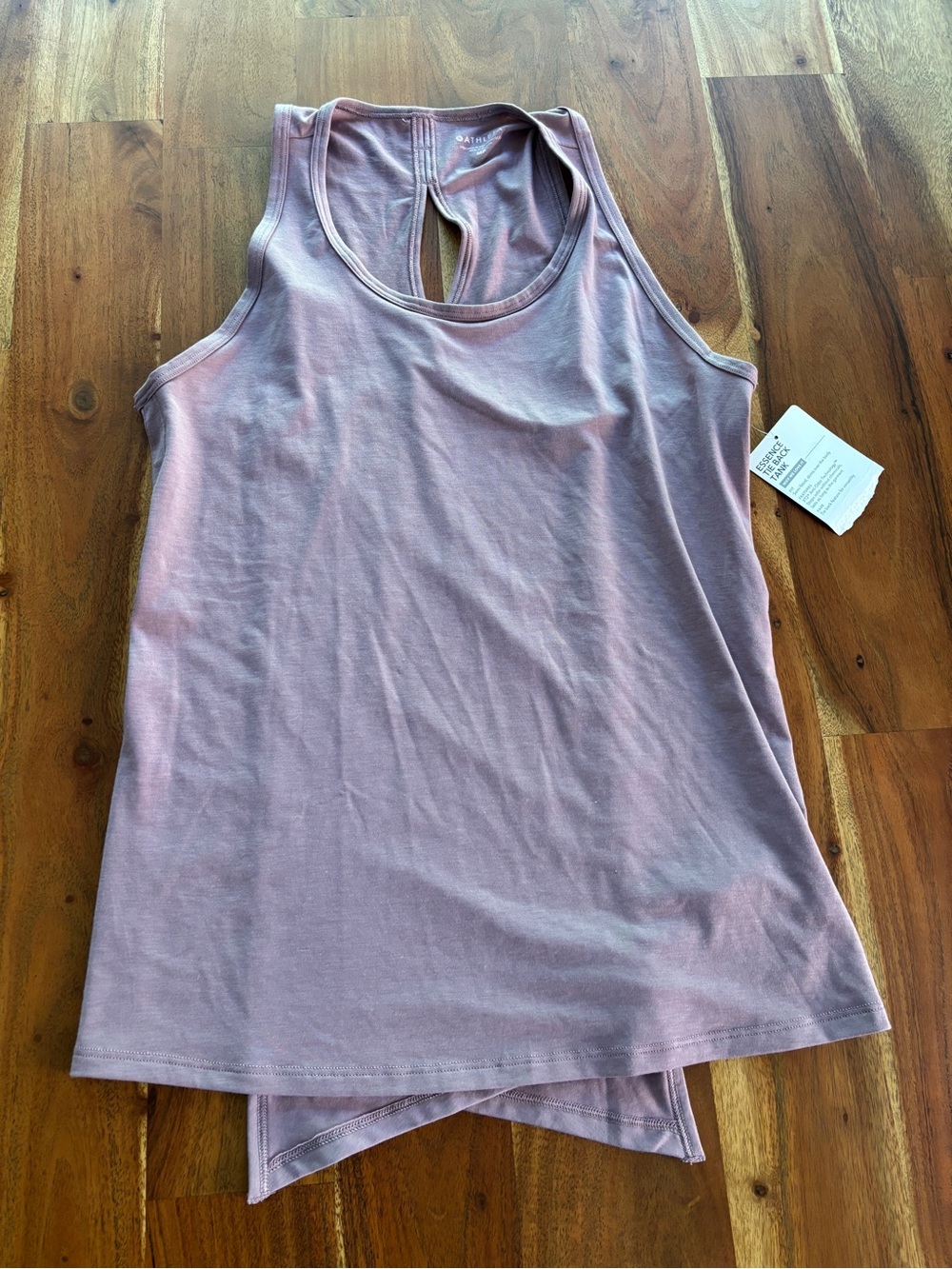 Athleta Essence Tie Back Tank Purple - MP - NWT